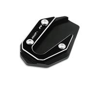Motorcycle CNC Foot Side Stand Extension Kickstand Pad Support Plate Enlarge For Ya&ma&ha For MT-03 MT 03 MT03 MT-25 R3 R25 2017-2023 Kickstand Enlarger(Mt25 BK)