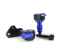Motorcycle CNC Frame Bar Replacement Crash Protection Kit No Cut Sliders Protector Falling For YZF-R1 2009-2014 Anti Crash Protection(BLUE)