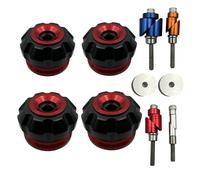 Motorcycle CNC Front & Rear Wheel Drop Ball Front Axle Slider Swing Arm Fit For YAMAHA For MT-09 For FZ-09 2021-2025,Frame Sliders Crash Protector