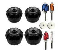Motorcycle CNC Front & Rear Wheel Drop Ball Front Axle Slider Swing Arm Fit For YAMAHA For MT-09 For FZ-09 2021-2025,Frame Sliders Crash Protector