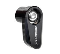 Motorcycle CNC Front Rear Wheel Sensor Protection Cover For Ducati DesertX Multistrada 950 1100 1200 1260 1200S 1260S V4S V2 Drop Ball Crash Protector(Black,X-front)