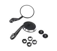 Motorcycle CNC Handlebar Handle Bar Rearview Side Mirrors Bar End Mirror For Street For Trident 660 For Bobber T120 For Daytona 660 675(1 set Round)