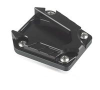 Motorcycle CNC Kickstand Foot Side Stand Enlarger Pad For NIU U1 U+ N1S US U1C U1B UQI N-GT U+B Support Accessories Auxiliary(Black)