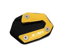 Motorcycle CNC Kickstand Foot Side Stand Enlarger Pad For XJ6 XJ6F XJ6N Diversion 2009-2015 Side Support Pad Enlarge Support Plate(Gold)