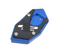 Motorcycle CNC Kickstand Foot Side Stand Extension Pad Support Plate Enlarge Compatible With CBR650R CB650R CBR650F CB650F(Blue-CB650R)