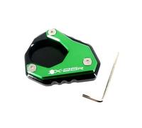 Motorcycle CNC Kickstand Foot Side Stand Extension Pad Support Plate Enlarge Fit For KA&WASAKI ZX-25R ZX25R 2020-2023