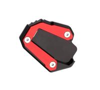 Motorcycle CNC Kickstand Foot Side Stand Extension Pad Support Plate For Ducati for Diavel 1260 for Diavel1260 Side Stands for Diavel(Color : BLACK RED A)