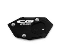 Motorcycle CNC Kickstand Pad For Honda CBR650R CB650R 2019-2023 Extender Foot Side Stand Support Plate Street(Black-CB650R)