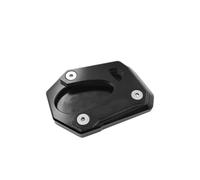 Motorcycle CNC Kickstand Side Stand Extension Pad Support Plate Enlarge For Monkey 125 For Monkey125 18-22 2022(Black)