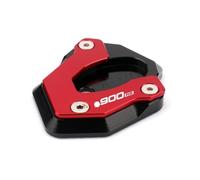 Motorcycle CNC Kickstand Sidestand Stand Extension Enlarger Pad For KAW&ASAKI Z650 Z900 Z900RS Z 650 900 2017-2023 Side Stand Extension Pads