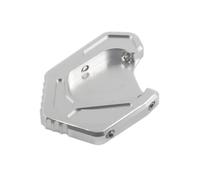 Motorcycle CNC Kickstand Sidestand Stand Extension Enlarger Pad For S1000XR For S1000 For XR For S 1000 2020 2021 2022 Kickstand Extender(Silver)