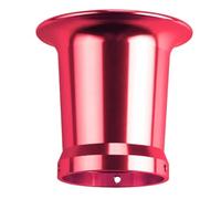 Motorcycle CNC Machined Aluminum for Velocity Stack Air Intake Compatible for PWK PE VM 21 24 26MM Carburetors Performance Upgrade Parts Multi Colors (Red)