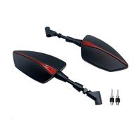 Motorcycle CNC Mirror For TRK502 TRK502X TRK251 10mm Motorcycle Adjustabale Rearview Left Right Rear View Mirrors Side Mirror(A-Red)