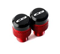 Motorcycle CNC Mirror Hole Plugs Screws Bolts Cover Caps Compatible with CB 650R 1000R CB650R CB650F CB600F CB500X /F CB1100 CB1000R(Red)