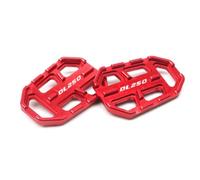 Motorcycle CNC MX Breed Footrests Pedals Rest Foot Pegs For Suzuki DL250 V-storm DL 250 Vstrom GW250 GW
