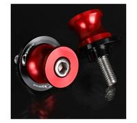 Motorcycle CNC Rear Stand For F650CS DAKAR SCARVER ABS HP2 EnduRo Megamoto SPORT S Motorcycle CNC 8MM Swingarm Spools Slider Stand Screw(8MM Red LOGO)
