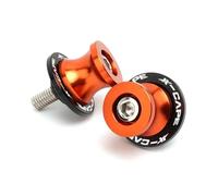 Motorcycle CNC Rear Stand For Moto Morini XCape 650 X 650X Motorcycle Accessories CNC Aluminum Swingarm Spool Slider Stand Screws(10MM Orange)