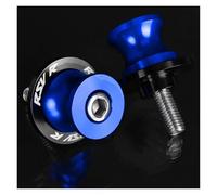 Motorcycle CNC Rear Stand FOR RSVR RSV4R Motorcycle Accessories CNC Aluminum M6 Swingarm Spools Slider Stand Screws(6MM Blue LOGO)
