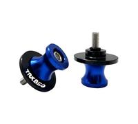 Motorcycle CNC Rear Stand For Tracer 700Gt 900Gt TRX850 Motorcycle Accessories 6MM Sliders Spools Stand Arm Swingarm Spools Slider Swing Screw(Blue (TRX850))