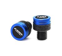 Motorcycle CNC Rearview Side Mirror Hole Cap Plug Accessories Compatible With CBR1000RR CBR 1000RR(Blue)