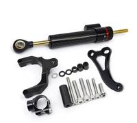 Motorcycle CNC Steering Damper Stabilizer Bracket Support Compatible With GSX-S GSX S750 2017 2018 2019 2020 2021(BLACK)