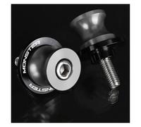 Motorcycle CNC Swing Arm Spool Sliders Stand For DUCATI Monster 696 796 821 1200 S2R 800 CNC Motorcycle M6 Accessories Swingarm Spools Sliders Stand Screws(6MM Gray LOGO)