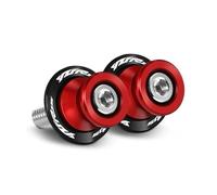 Motorcycle CNC Swing Arm Spool Sliders Stand For YZF R1 R1M R1S R3 R6 R7 R15 V3 V4 CNC Swingarm Spools Sliders Motorcycle Rear Swing Arm Stand Screws(R15 Red)