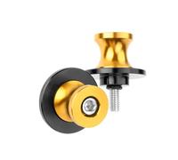 Motorcycle CNC Swing Arm Spool Sliders Stand For Z750 Z750S Motorcycle CNC Accessories Aluminium 10MM Bolts Swingarm Spools Slider Stand Screws(Yellow NoLogo)
