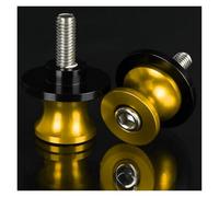 Motorcycle CNC Swing Arm Spool Sliders Stand FOR ZX7R 1990-2000 10MM Motorcycle Swingarm Spools Sliders Accessories Swing Arm Stand Screw(10MM yellow NO LOGO)