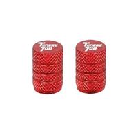 Motorcycle CNC valvecore cap Tire Valve Cap Cove For TENERE 700 Tenere700 2021-2024 2 PCS Motorcycle Wheel Tire Valve Caps Accessories(Red)