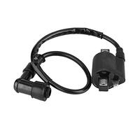 Motorcycle Coil -KIMISS Motorcycle Ignition Coil Plastic Metal for ATV Scooter Moped Go-Kart Motorbike Ignitions(Black)