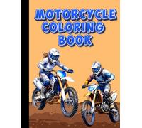MOTORCYCLE COLORING BOOK: MOTOCROSS