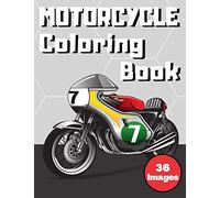 Motorcycle Coloring Book: Motorcycles & Motocross Scenes for Kids