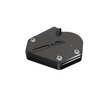 Motorcycle Compatible with KLR650 KLR 650 2008-2023 Side Kickstand Plate Kick Stand Enlarger Foot Pads Support (Color : Black Size : 1)(Black)