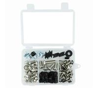 Motorcycle Complete Fairing Bolts Kit Screws Washers Nuts For For Ninja 500R 1994-2000(Onecolor)