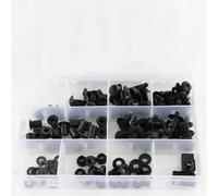 Motorcycle Complete Full Fairing Bolts Kit Clips Screws Washer Fastener For CBR1000RR 2004 2005(Black)