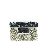 Motorcycle Complete Full Fairing Bolts Kit Clips Speed Nuts For Suzuki RGV 250 VJ22 1991 1992 1995-1998(Silver3)