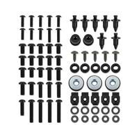 Motorcycle Complete Full Fairing Bolts Kit Screws Clips Washers For Honda CBR500R 2013 2014 2015 CBR 500R(Black1)