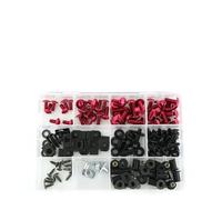 Motorcycle Complete Full Fairing Bolts Kit Screws Fairing Clips Windshield Bodywork Bolts For ST1300 2002-2013(Rosso)