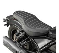 Motorcycle Complete One-piece Seat for Honda Rebel 1100 CMX CM1100 2021 2022 2023 2024 2025 2026 Front Driver Rear Passenger Shock-Absorbing Cushion Pillion Cover Pad Set (Matte Black)