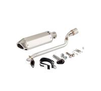 Motorcycle connecting pipe Motorcycle Exhaust Full For KRV180 Krv 180 Front Pipe Link Muffler General Purpose Adjustable Replacement Kit Accessories