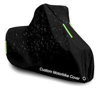 Motorcycle Cover Custom Fit for Harley-Davidson FXR 1340 Super Glide II with Lock Holes & Reflective Strips丨Quad Cover UTV Cover Heat Resistant Anti-Scratch Windproof for Outdoor Use