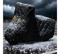 Motorcycle Cover | for BMW F850GS Adventure (2019-2020) | Heavy Duty 4-Layer Padded Anti-Hail Shield, All Weather Waterproof Motorbike Cover with Lock Holes & Reflective Strips(Black)