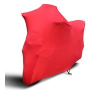 Motorcycle Cover for Harley Davidson Sport Glide 1983-2021, Soft Stretch Indoor Motorcycle Cover Breathable Motorbike Cover Dustproof Indoor Cover for Garage Motorbike Show,B Red