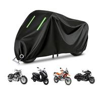 Motorcycle cover For Honda Shadow Slasher 400, Heavy-Duty Full-Body Motobike Covers, Windproof Breathable Anti-UV Oxford with Lock Hole for All-Weather Outdoor Secure Storage