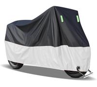Motorcycle Cover for Kymco People S 125 2023-2024 | Motorcycle storage cover, draped body design, round opening near the lower edge, dust shielding, parked bike coverage