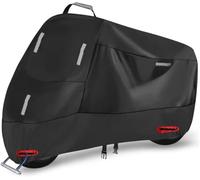 Motorcycle Cover for Triumph Thruxton 900 2004-2016, Oxford Fabric Cover with Lock Holes, Breathable Waterproof UV Indoor Outdoor Protection