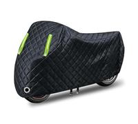 Motorcycle Cover for Yamaha YZR-M 1, Thick Padded Heavy Duty, Waterproof Protection Against Rain & Hail,Black