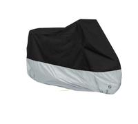 Motorcycle Cover Heavy Duty For Motorcycle Cover Winter Tarpaulin Cloth Moto Scooter Rain Protector Waterproof Dustproof Bike Bicycle Case Tent。(Silver)