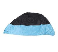 Motorcycle Cover Polyester Oxford Cloth, Universal All Seasons Water Snow Proof Bike Cover with Lock Hole and Storage Bag for Indoor Outdoor Protection (L)